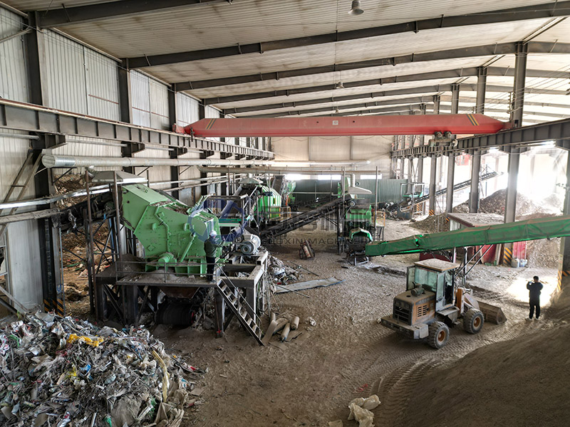 陳腐垃圾分揀生產線